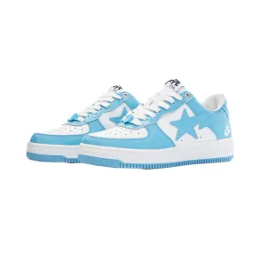 A Bathing Ape Bapesta Patent Leather Blue White