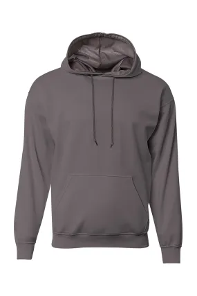 A4 Mens Sprint Tech Fleece Hooded Sweatshirt - Graphite Grey