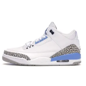 Air Jordan 3 Retro UNC White Valor Blue Tech Grey 2020