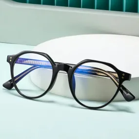 Anti Radiation Round Transparent Eyeglasses