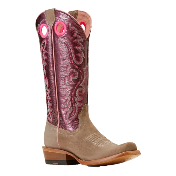 Ariat Ladies Futurity Boon Smokey Roughout Western Boot 10047069