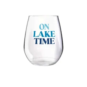 Clairebella On Lake Time Wine Tumbler