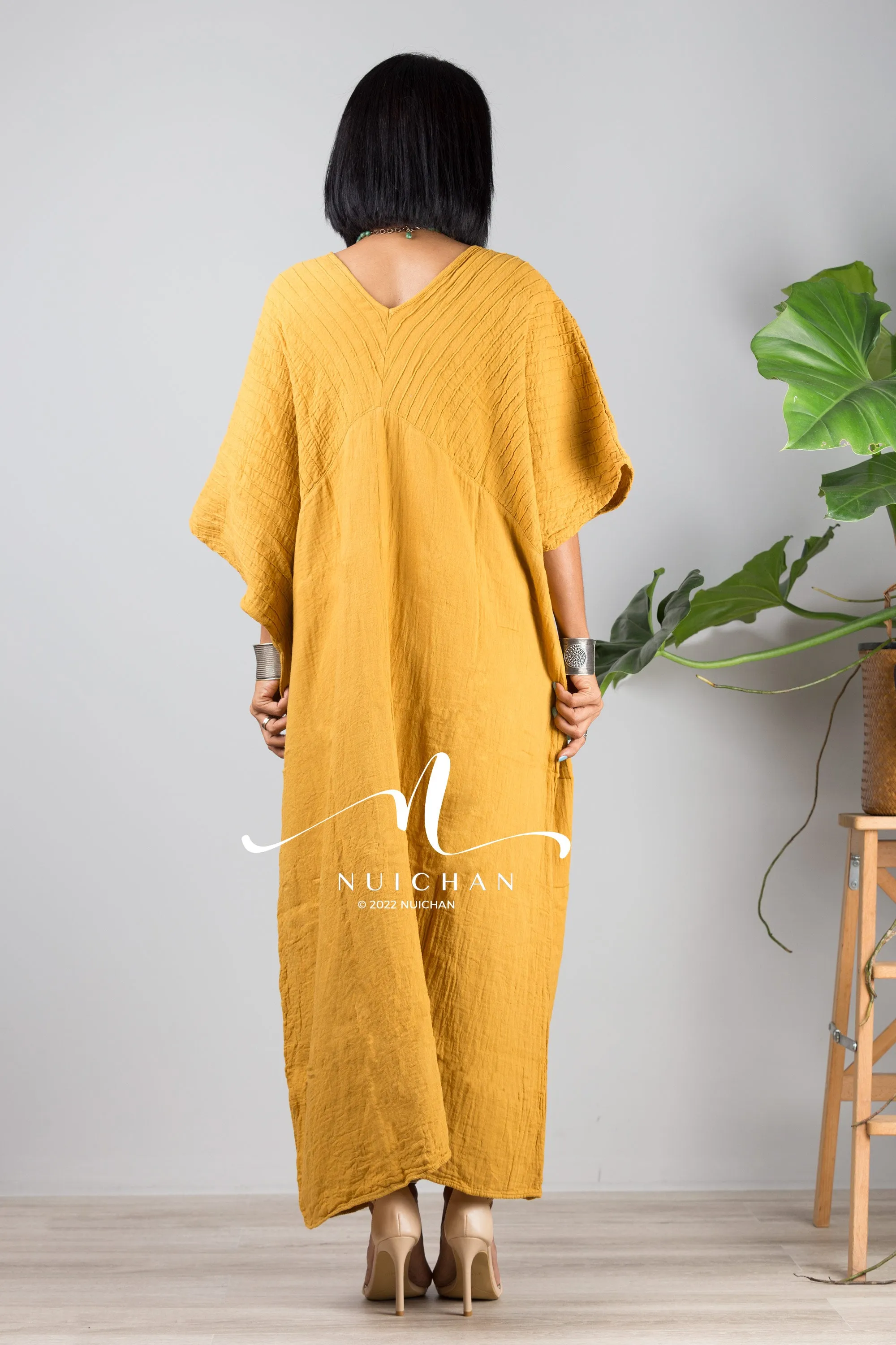 cotton kaftan dress