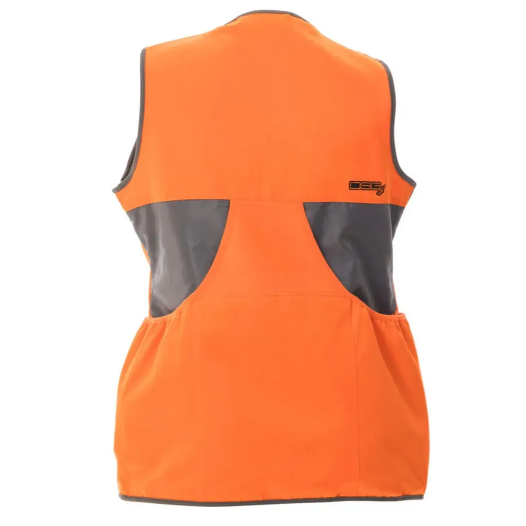 DSG Outerwear Upland Hunting Vest 2 - Grey/Blaze Orange