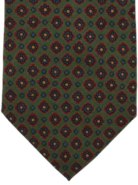 E. Marinella Tie Green Floral