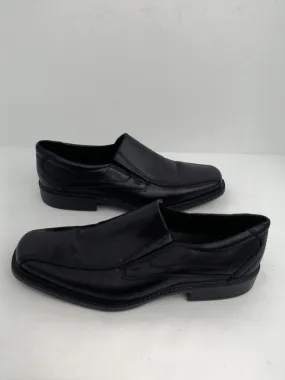 Ecco Men's Black Leather Slip-On Size Size 8.5