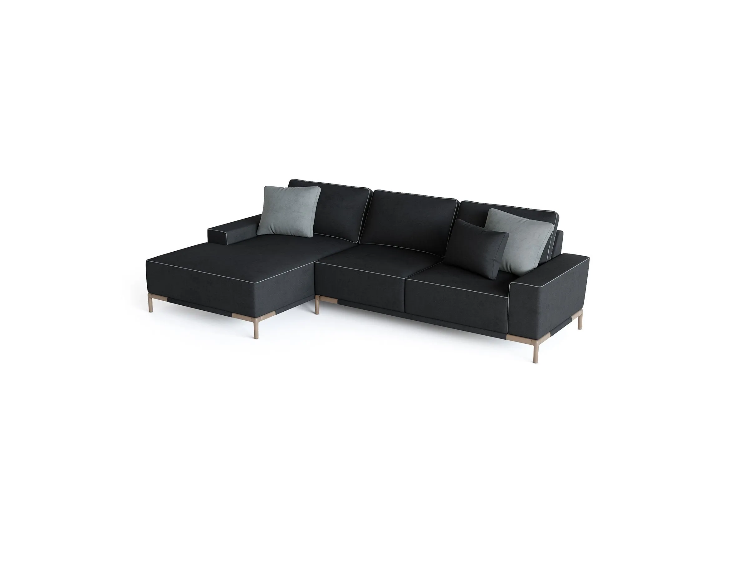 Gola Sectional Chaise  Sofa