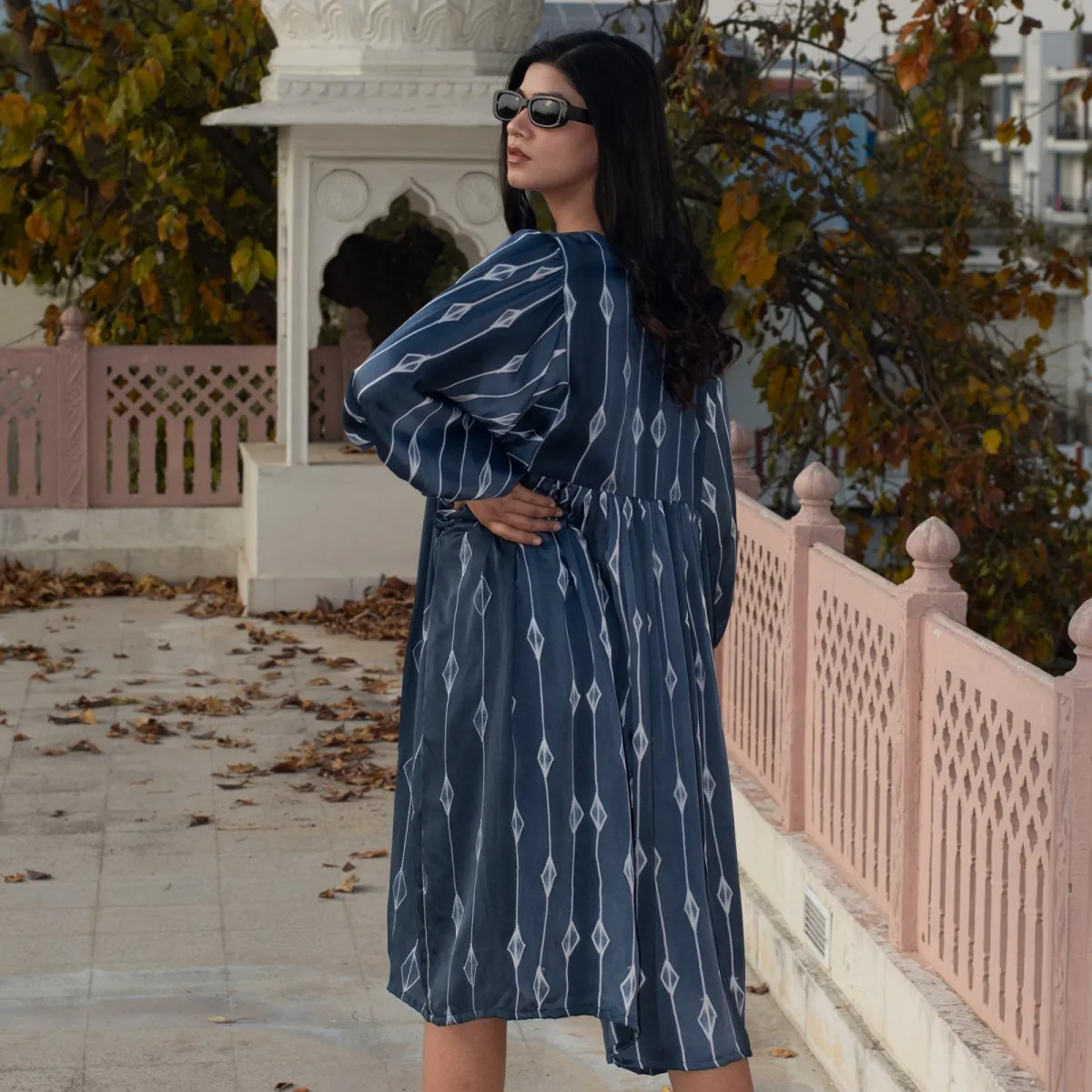 Handcrafted Tie & Dye Modal Tunic Dress