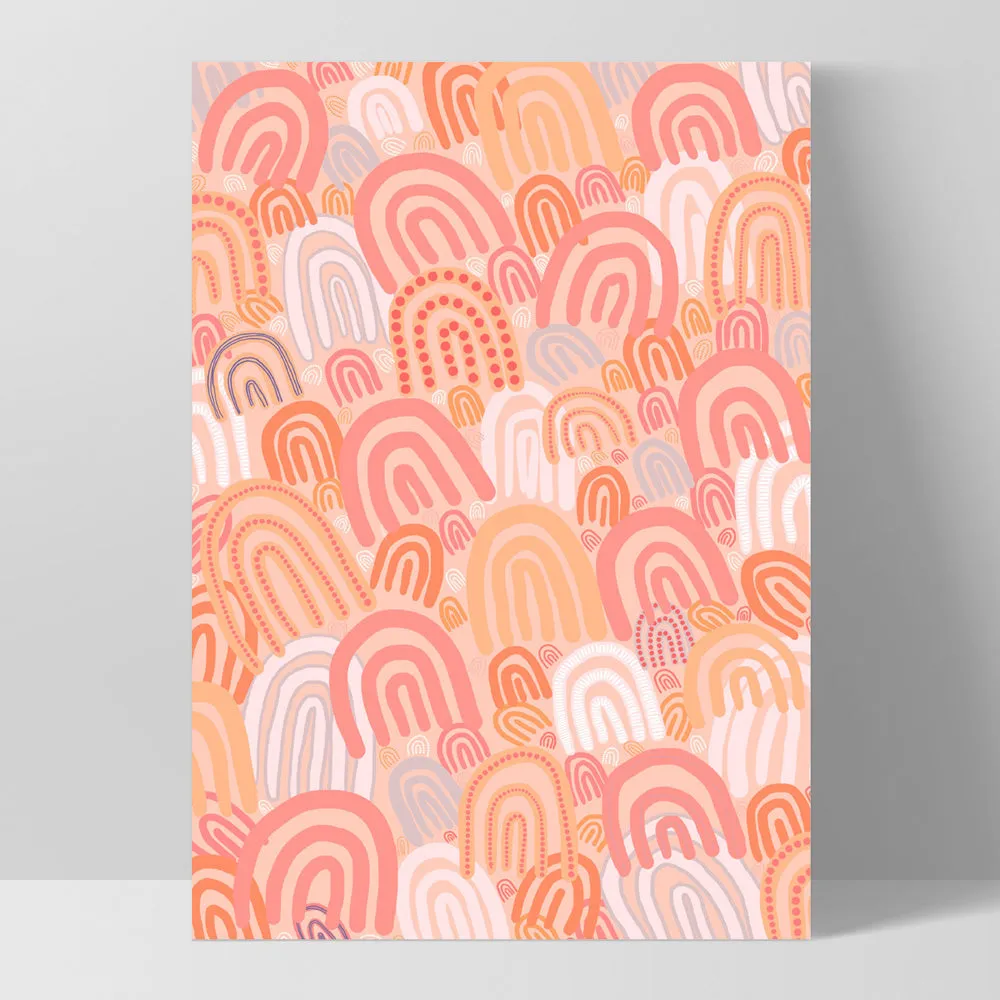 I am Female | Orange - Art Print by Leah Cummins