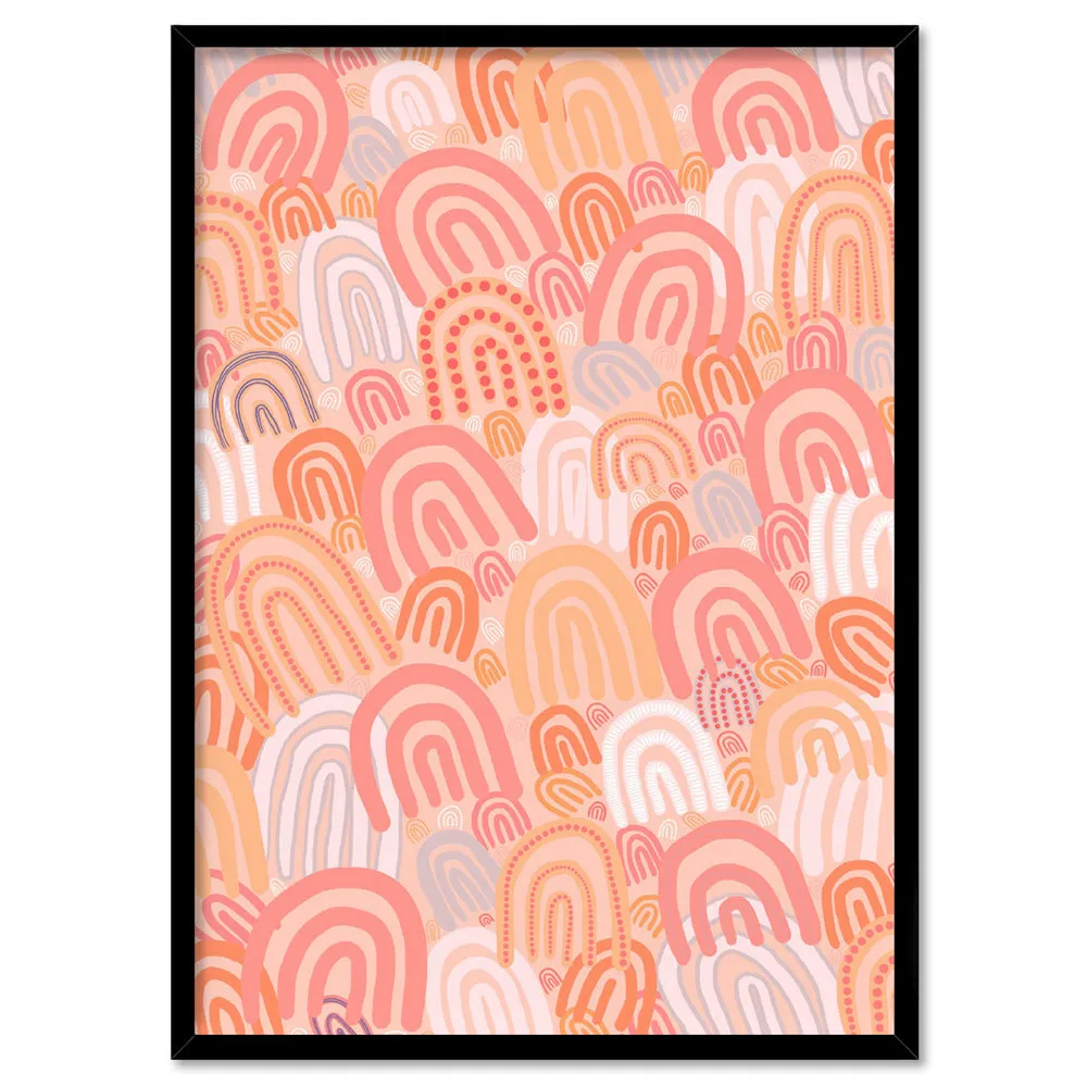 I am Female | Orange - Art Print by Leah Cummins