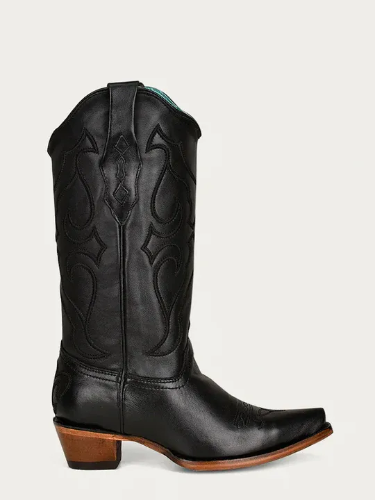 Ladies Black Corral Western Boots Z5072