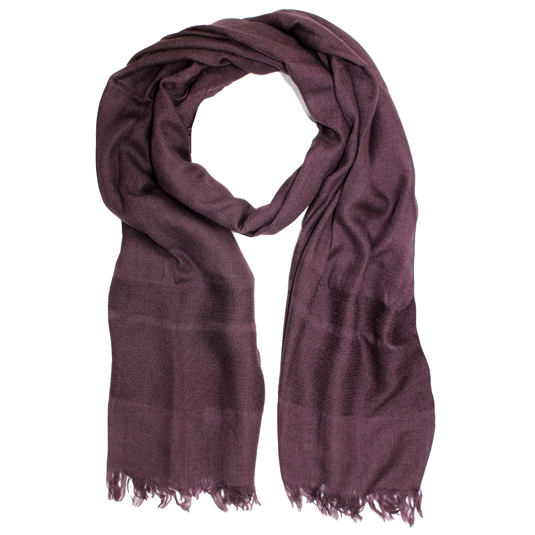 Lanvin Scarf Purple - Lightweight Cashmere Silk Shawl