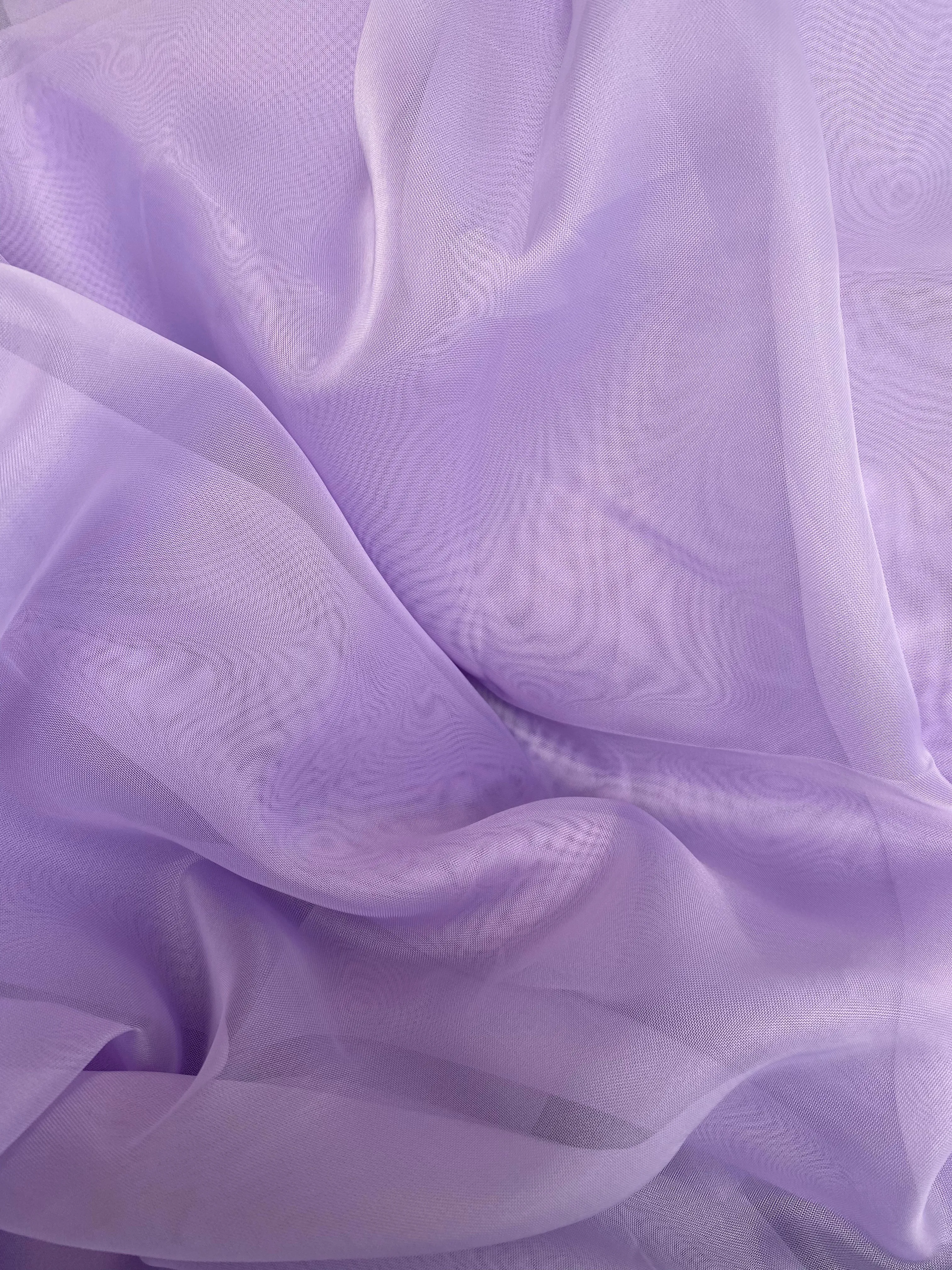 NEW Duchess Fatima Chiffon in Solid Lavender Purple