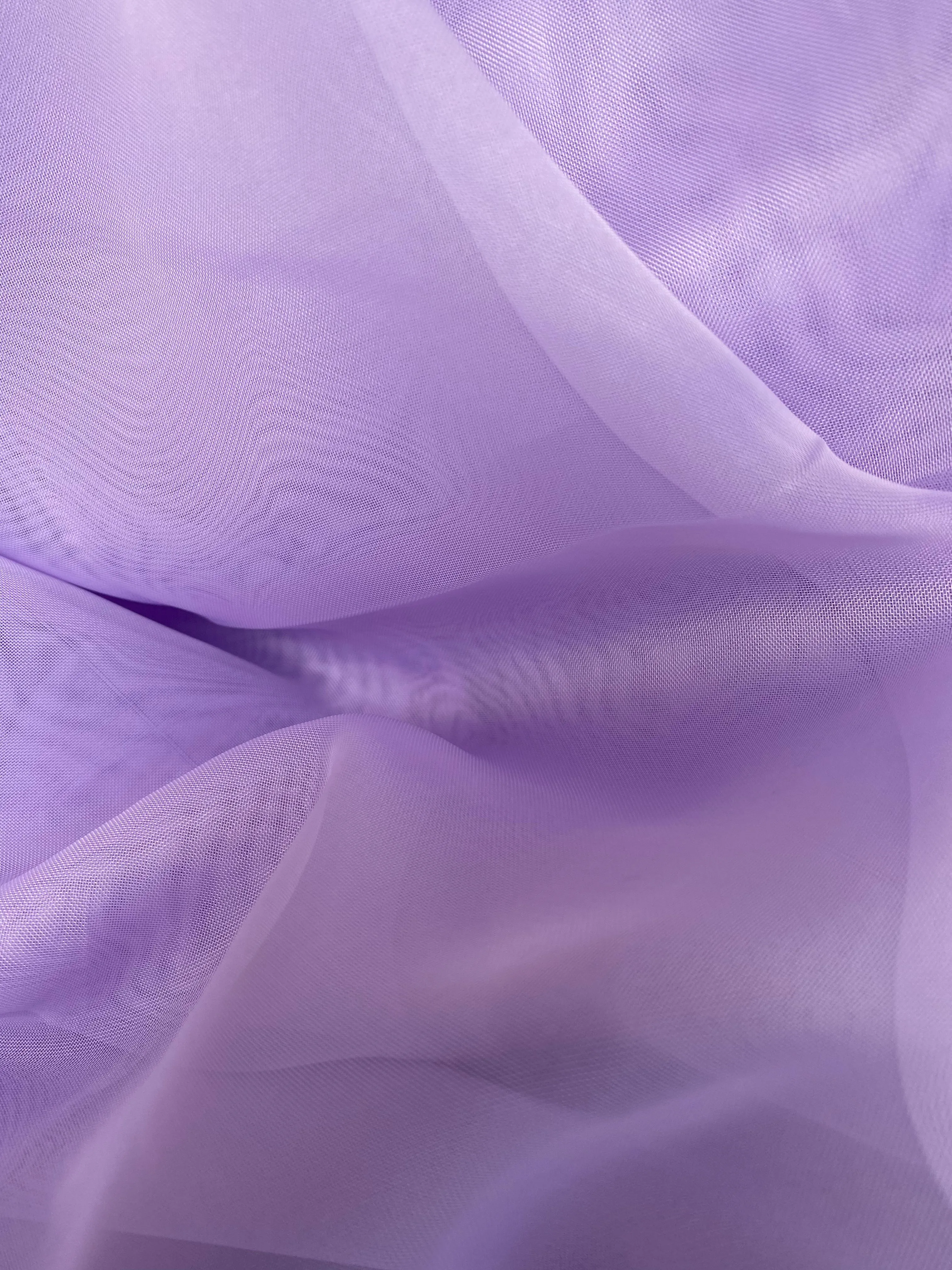 NEW Duchess Fatima Chiffon in Solid Lavender Purple