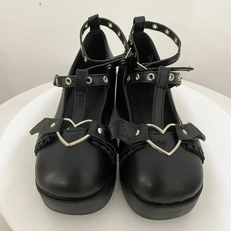 Sweet Bow Lace Women Platform Shoes Round Toe Shallow