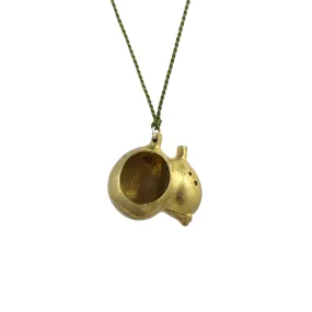 Tama Heart Brass Necklace - Anna Vlahos