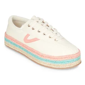 Tretorn Women's Sneakers Nylite Plus Espadrille Coral Blue