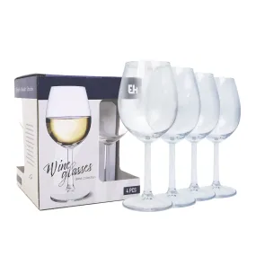 Wine Glasses - 430ml - Set of 4 Pieces