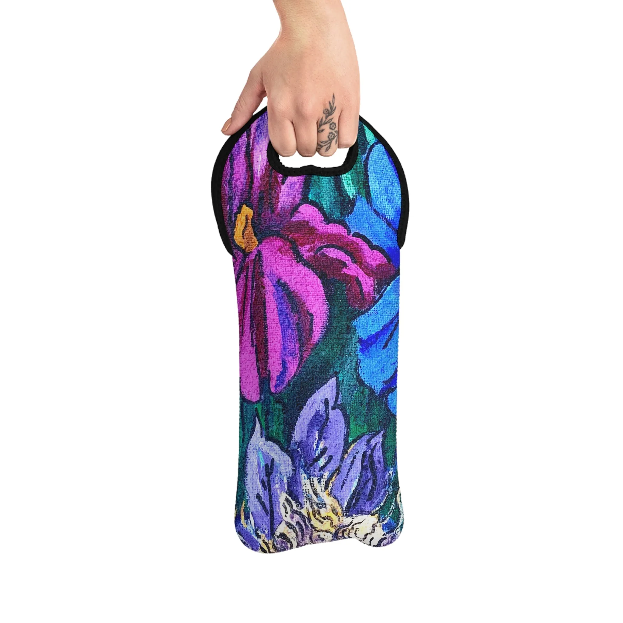 Wine Tote Bag - Purple Riot